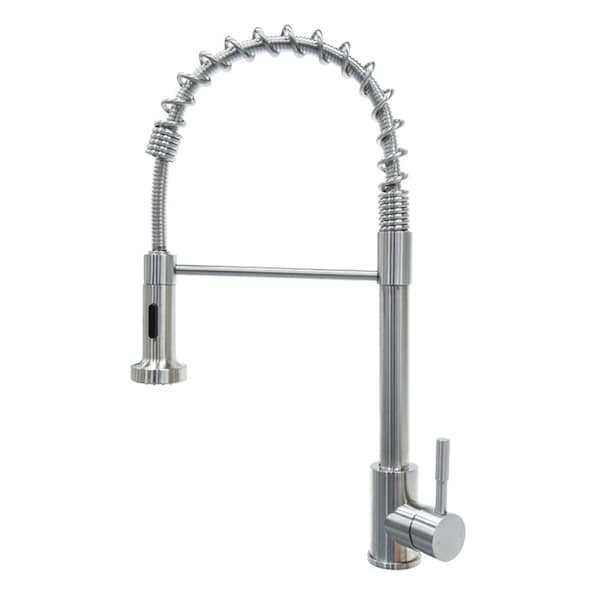 Lippert Lippert 719323 Spring Faucet - Single Hole, Stainless Steel 719323 - main